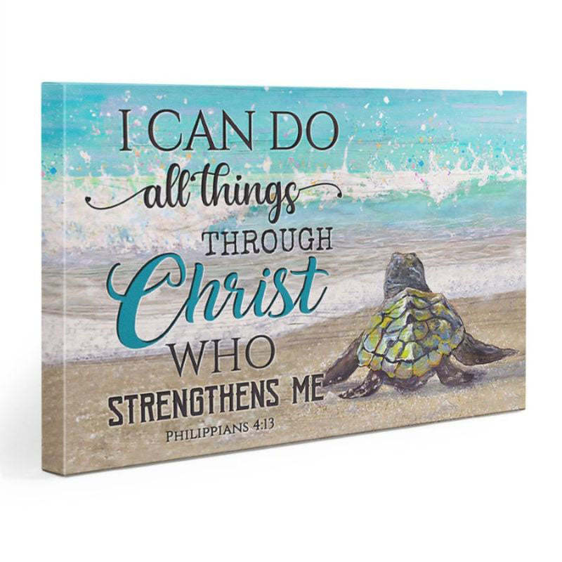 I Can Do All Things - D371 - Gallery Wrapped Canvas Prints