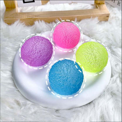 Handcrafted Crystal Mochi Ball - Squishy Toy
