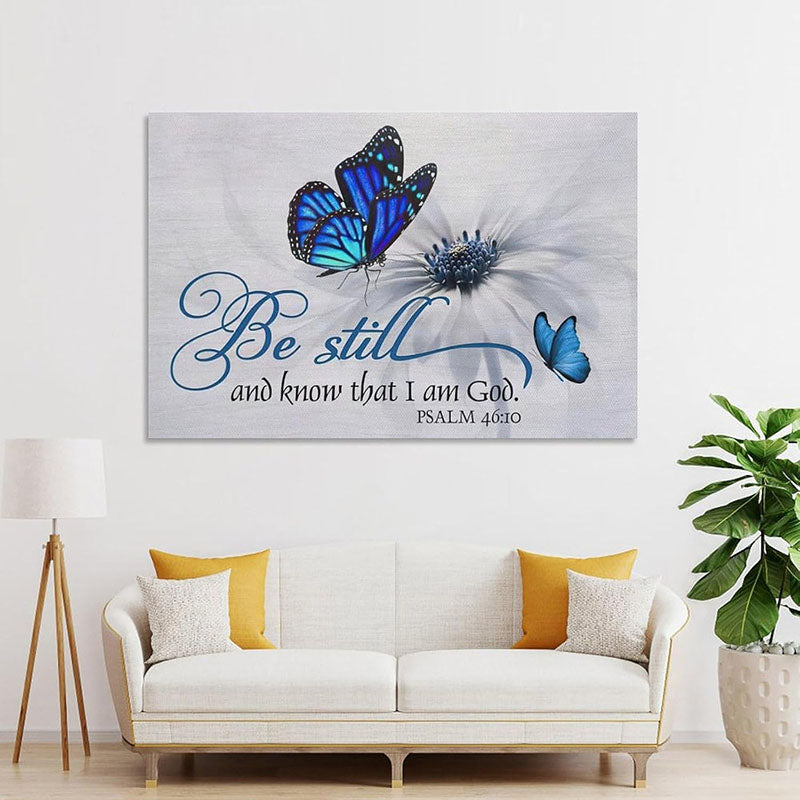 Be Still And Know That I Am God - D375 - Gallery Wrapped Canvas Prints