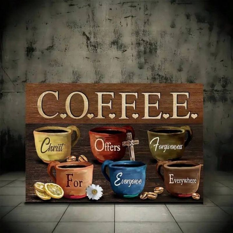 Coffee Cups - D370 - Gallery Wrapped Canvas Prints