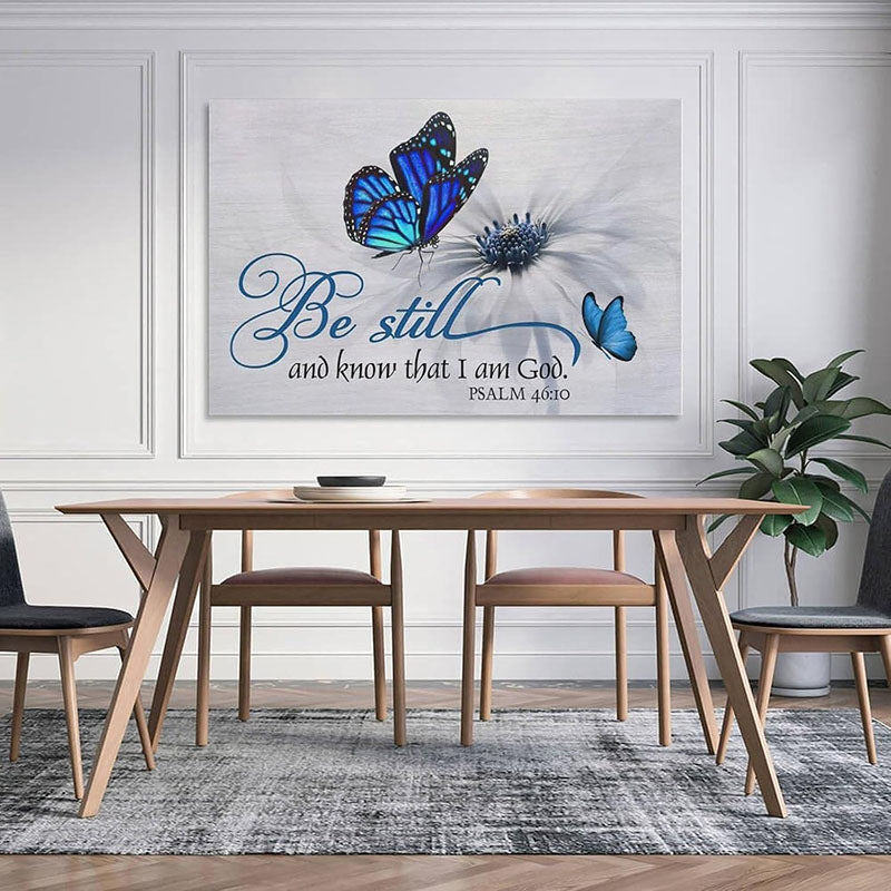 Be Still And Know That I Am God - D375 - Gallery Wrapped Canvas Prints