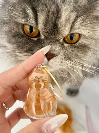 Fur-ever Loved Cat Hair Memorial Pendant
