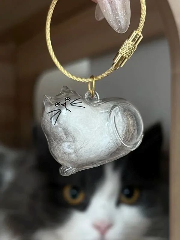 Fur-ever Loved Cat Hair Memorial Pendant