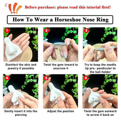 Horseshoe Nose Rings