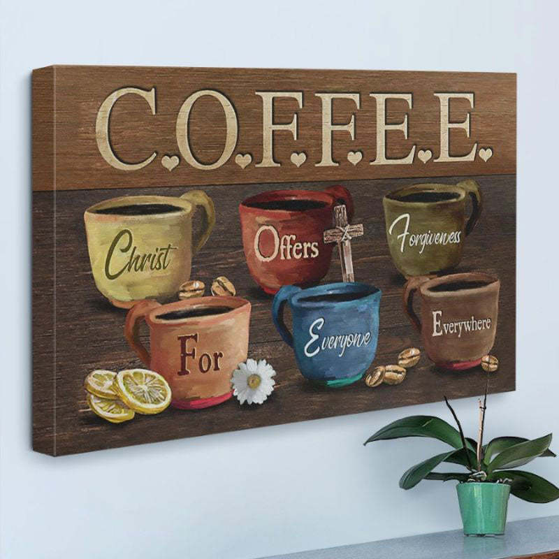 Coffee Cups - D370 - Gallery Wrapped Canvas Prints