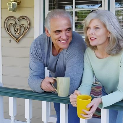 Heart Holding Hands Wall Decor - Forever Love