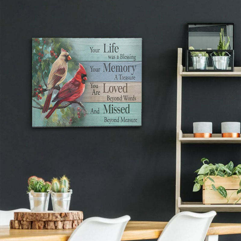 Your Life Was A Blessing - D365 - Gallery Wrapped Canvas Prints