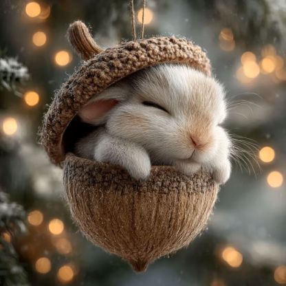 Forest Animal Acorn Ornaments – Cozy Forest Christmas Ornaments