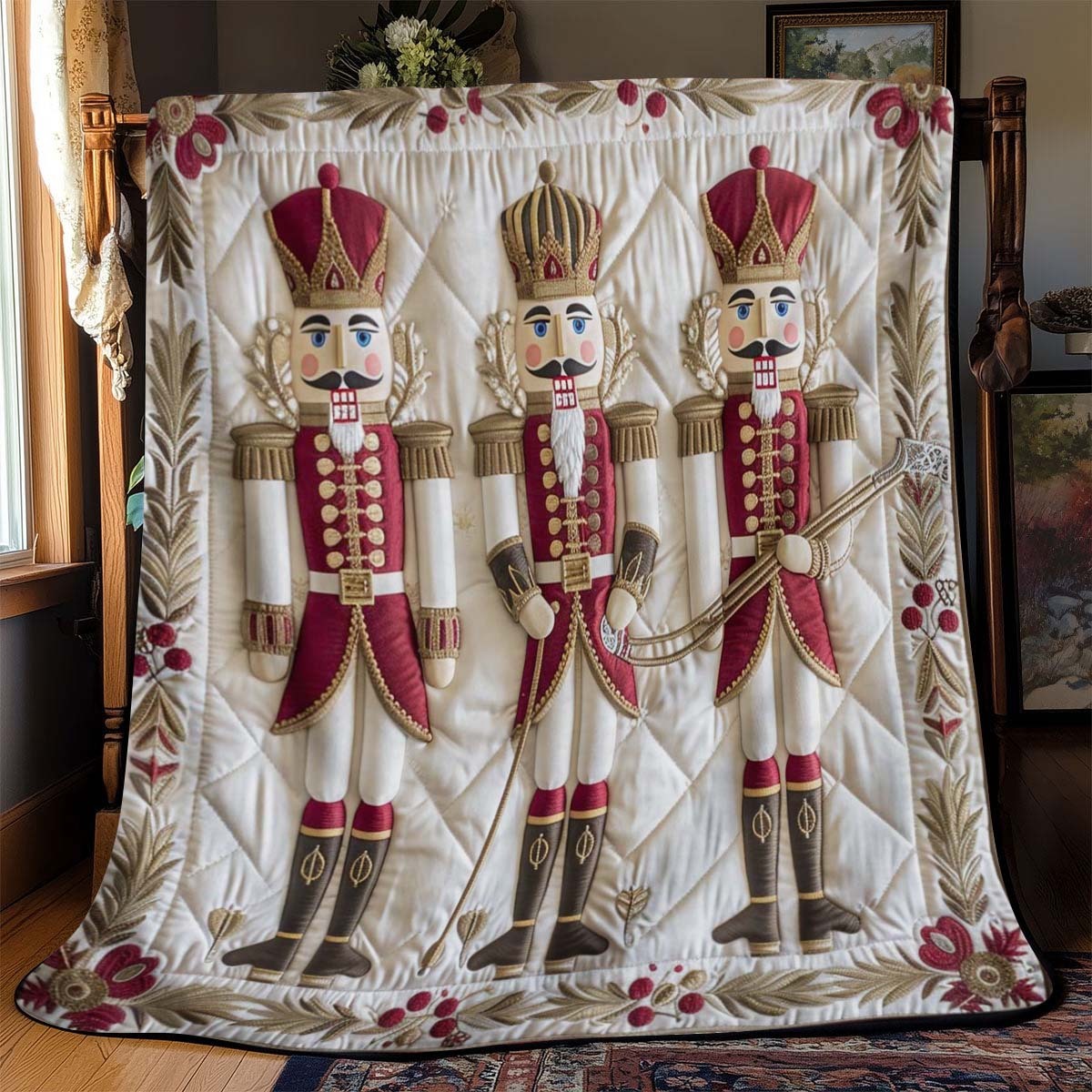 Christmas Nutcracker Blanket - J082 - Premium Blanket