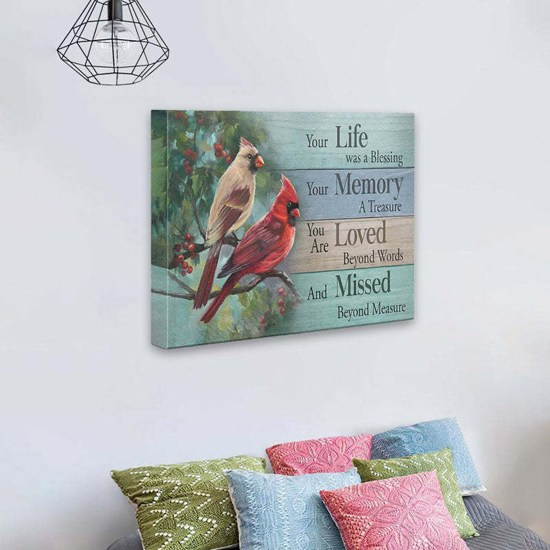 Your Life Was A Blessing - D365 - Gallery Wrapped Canvas Prints