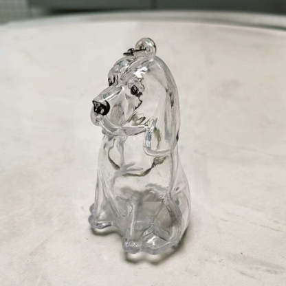 Dog Hair Collector Keychain Charm Memorial Storage Box