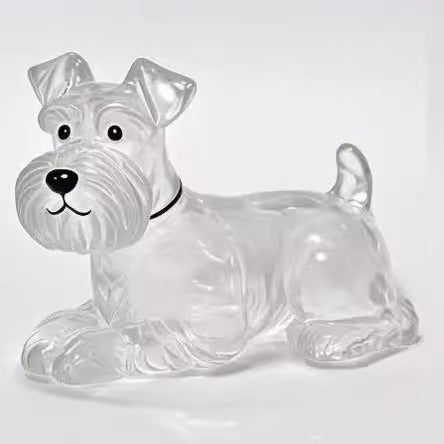 Schnauzer Hair Collector Keychain Charm Memorial Storage Box HC013