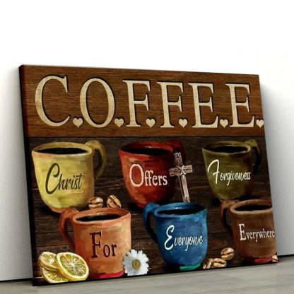 Coffee Cups - D370 - Gallery Wrapped Canvas Prints