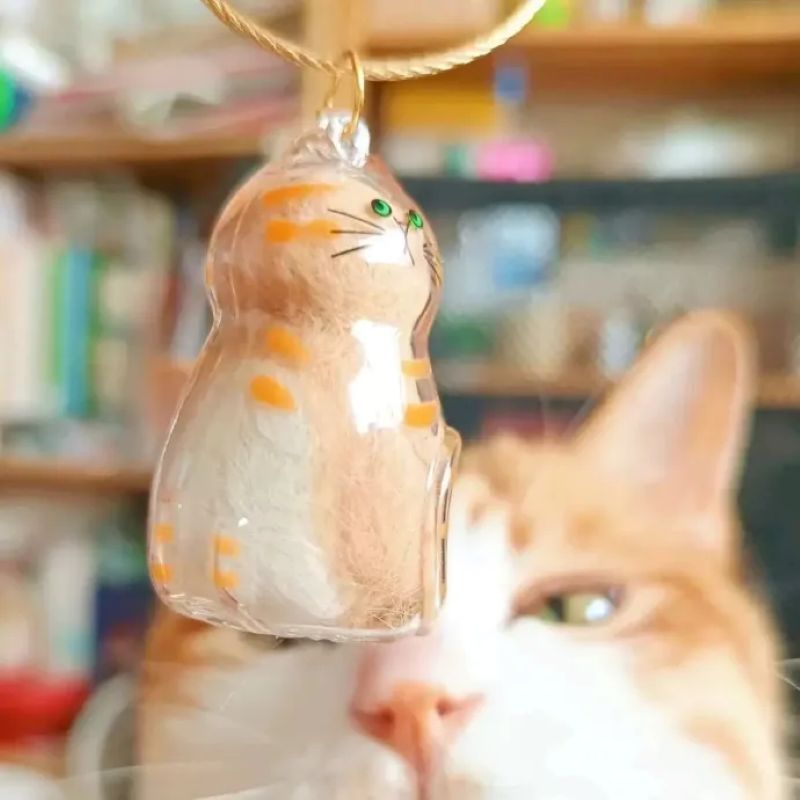 Fur-ever Loved Cat Hair Memorial Pendant