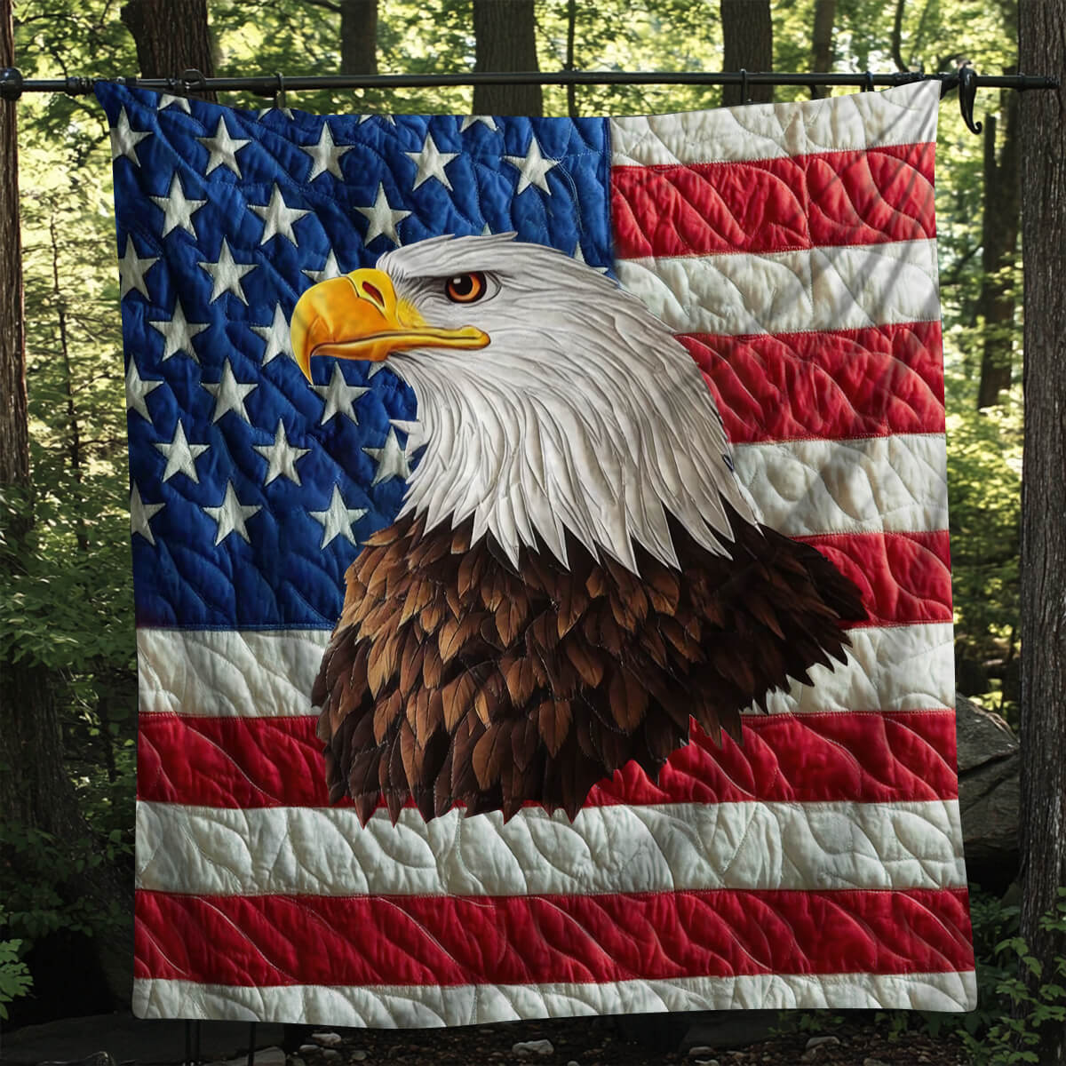Proud Eagle Blanket - C023 - Premium Blanket