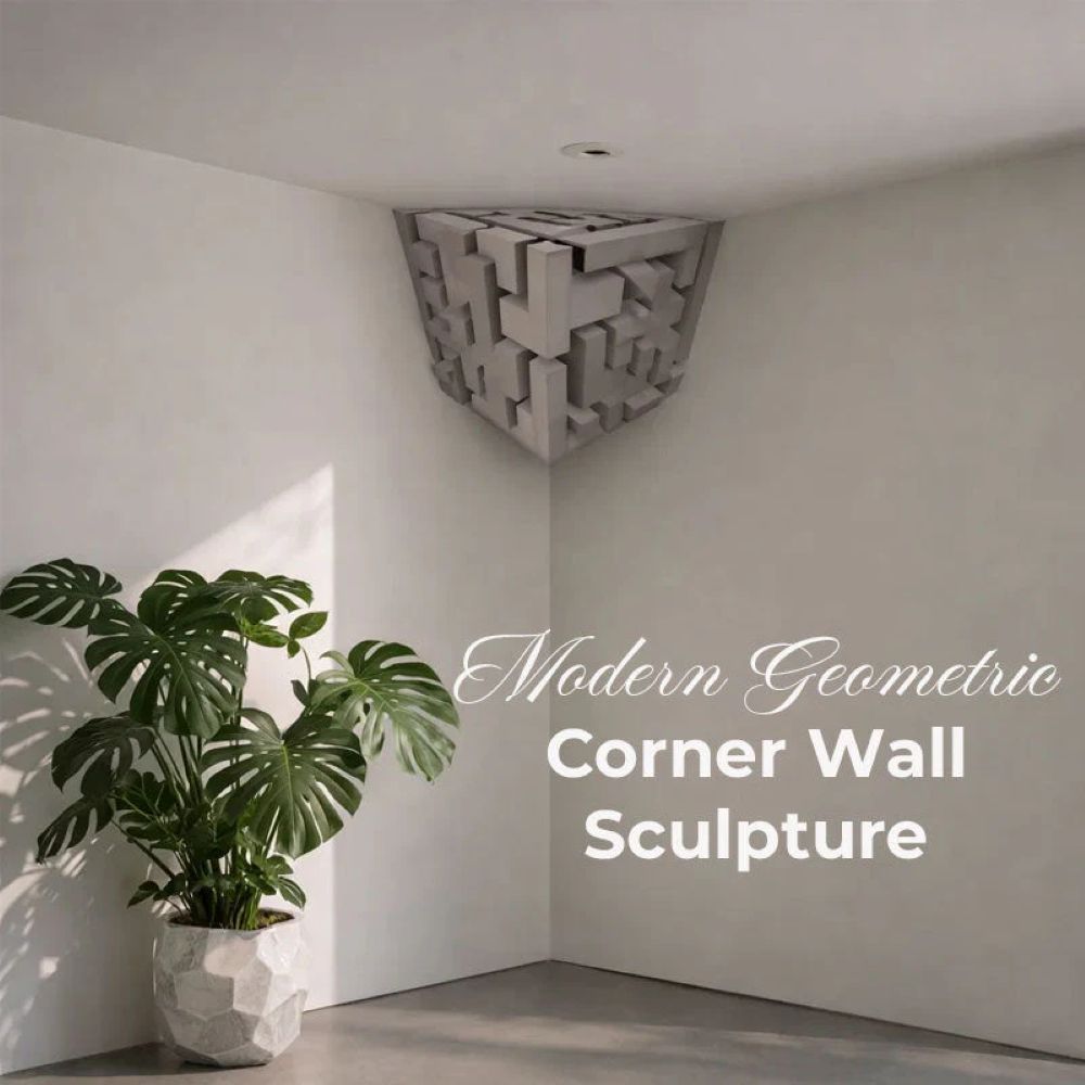 3D Optical Illusion Corner Wall Decal