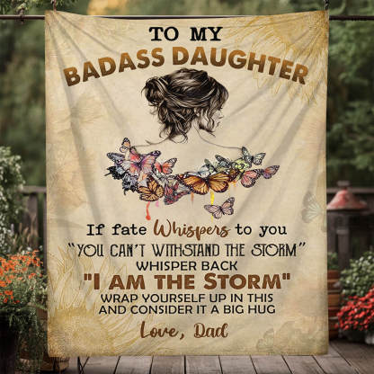 To My Daughter/Granddaughter - A945 - Premium Blanket