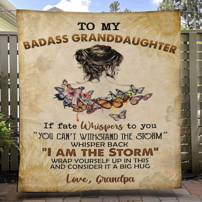 To My Daughter/Granddaughter - A945 - Premium Blanket