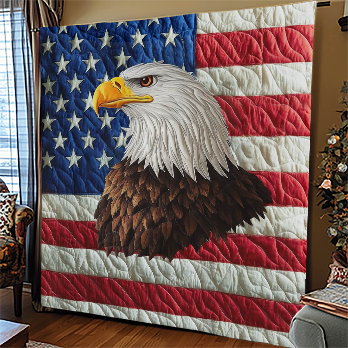 Proud Eagle Blanket - C023 - Premium Blanket