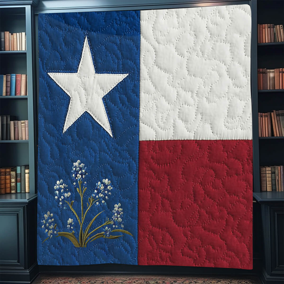 Texas Bluebonnet Blanket - C028 - Premium Blanket