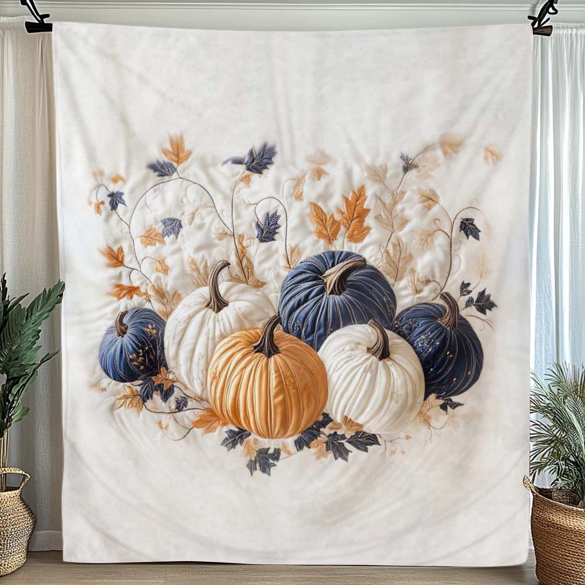 Golden Pumpkin Blanket - C029 - Premium Blanket