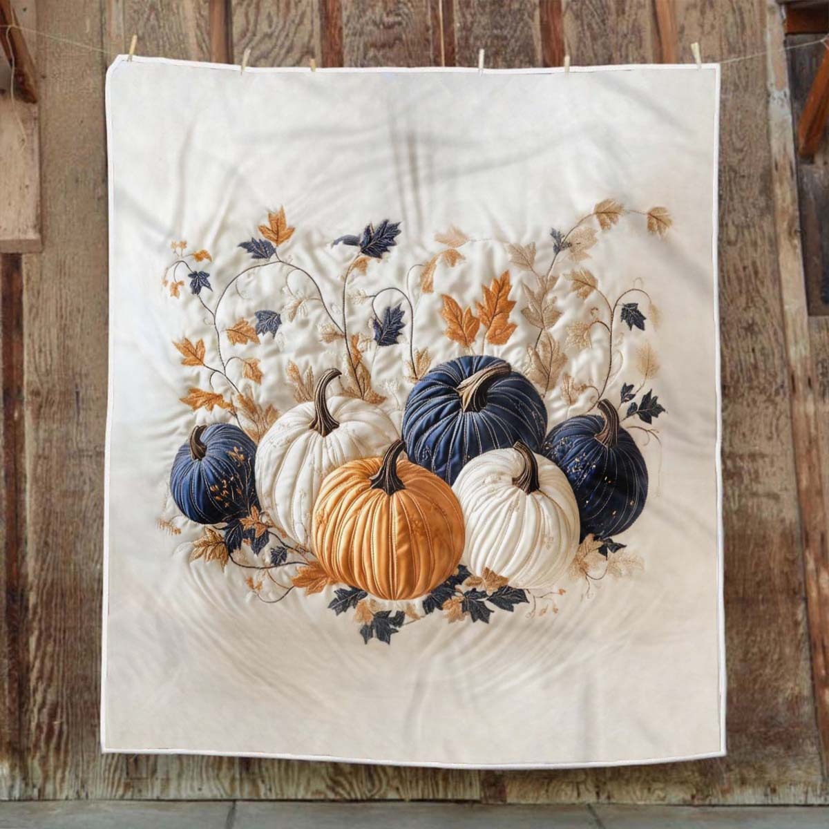 Golden Pumpkin Blanket - C029 - Premium Blanket