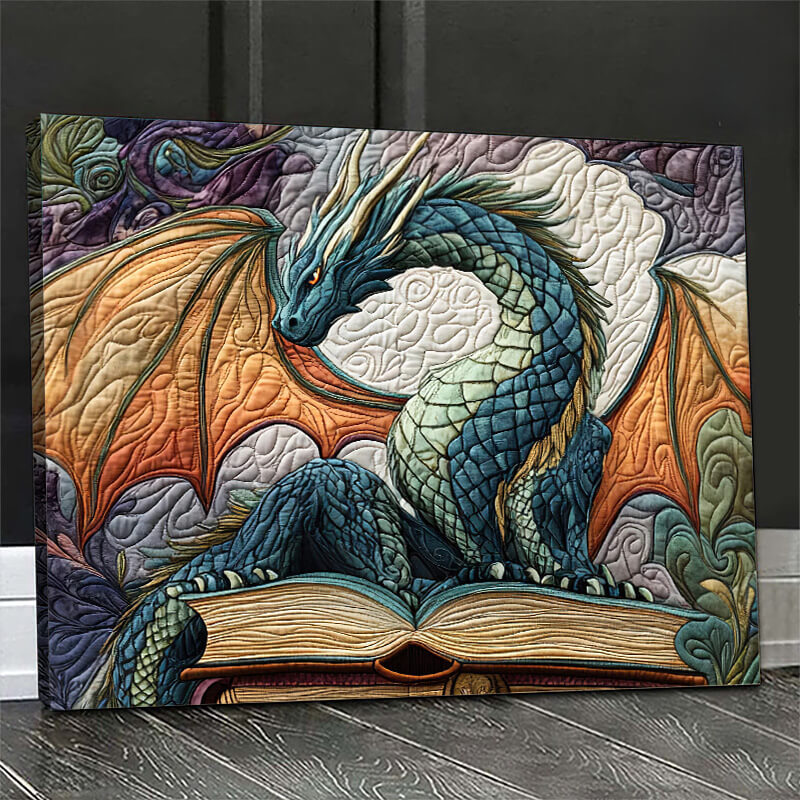 Twilight Guardian Dragon - D386 - Gallery Wrapped Canvas Prints
