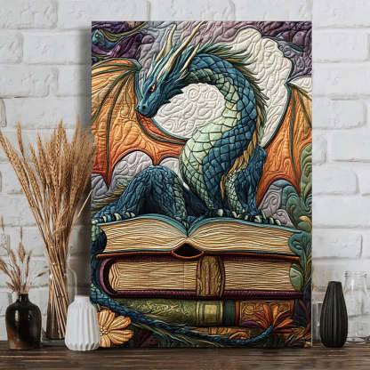Twilight Guardian Dragon - D386 - Gallery Wrapped Canvas Prints