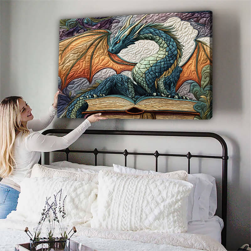 Twilight Guardian Dragon - D386 - Gallery Wrapped Canvas Prints