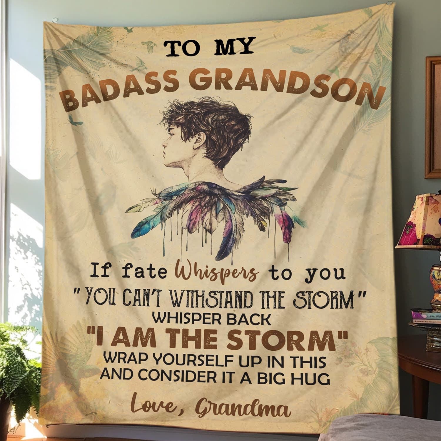 To My Son/Grandson - C021 - Premium Blanket