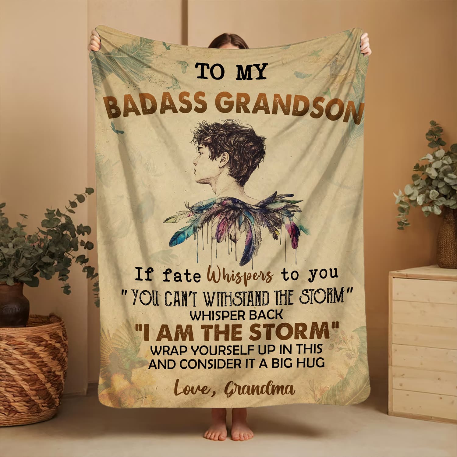 To My Son/Grandson - C021 - Premium Blanket