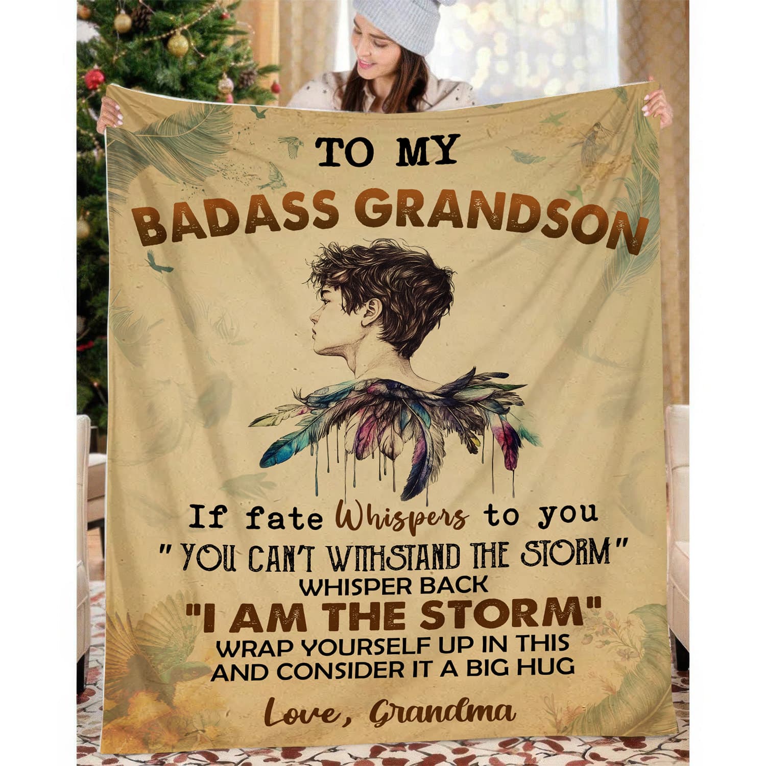 To My Son/Grandson - C021 - Premium Blanket