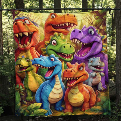 Cute Dinosaurs Blanket - H480 - Premium Blanket