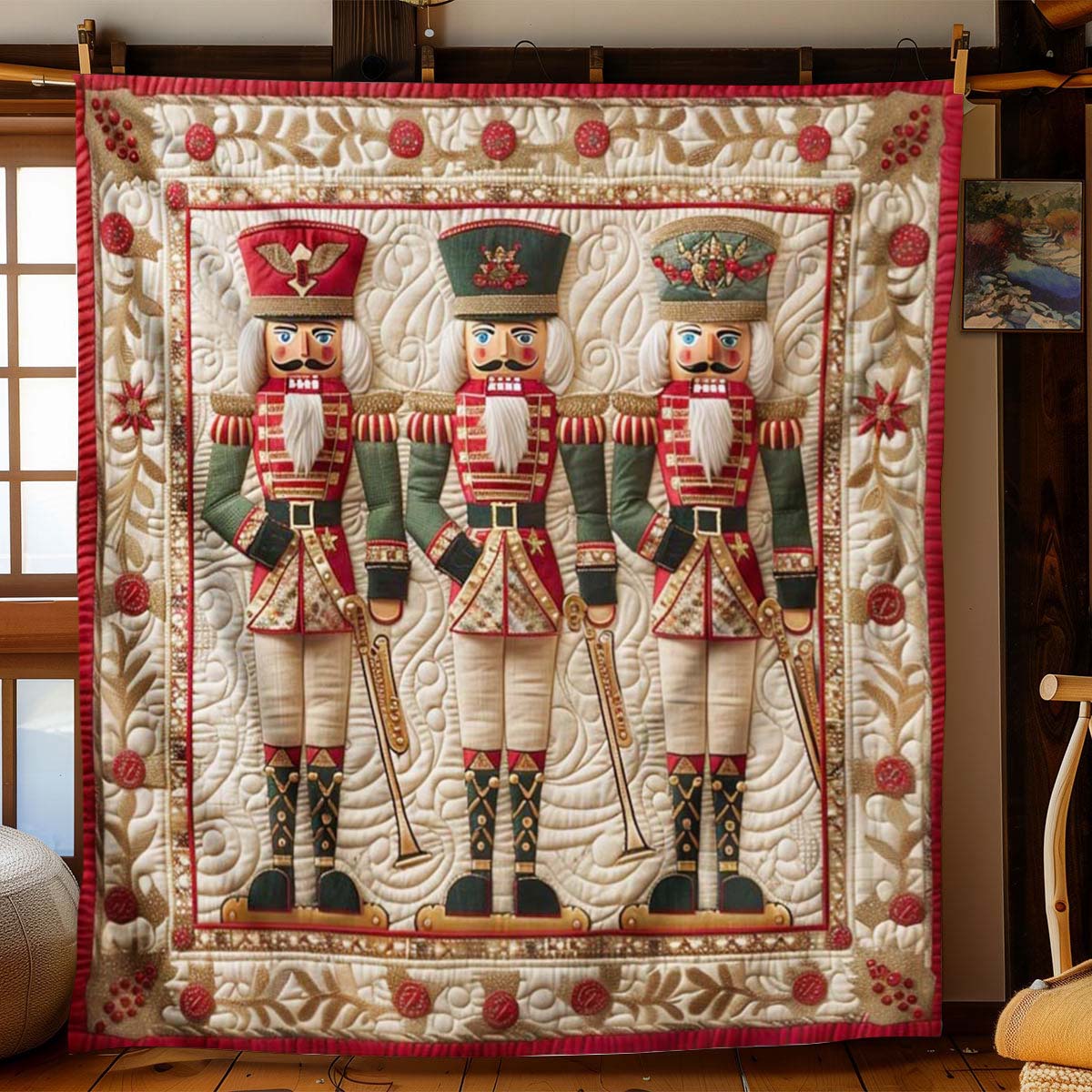 Christmas Nutcracker Blanket - J081 - Premium Blanket