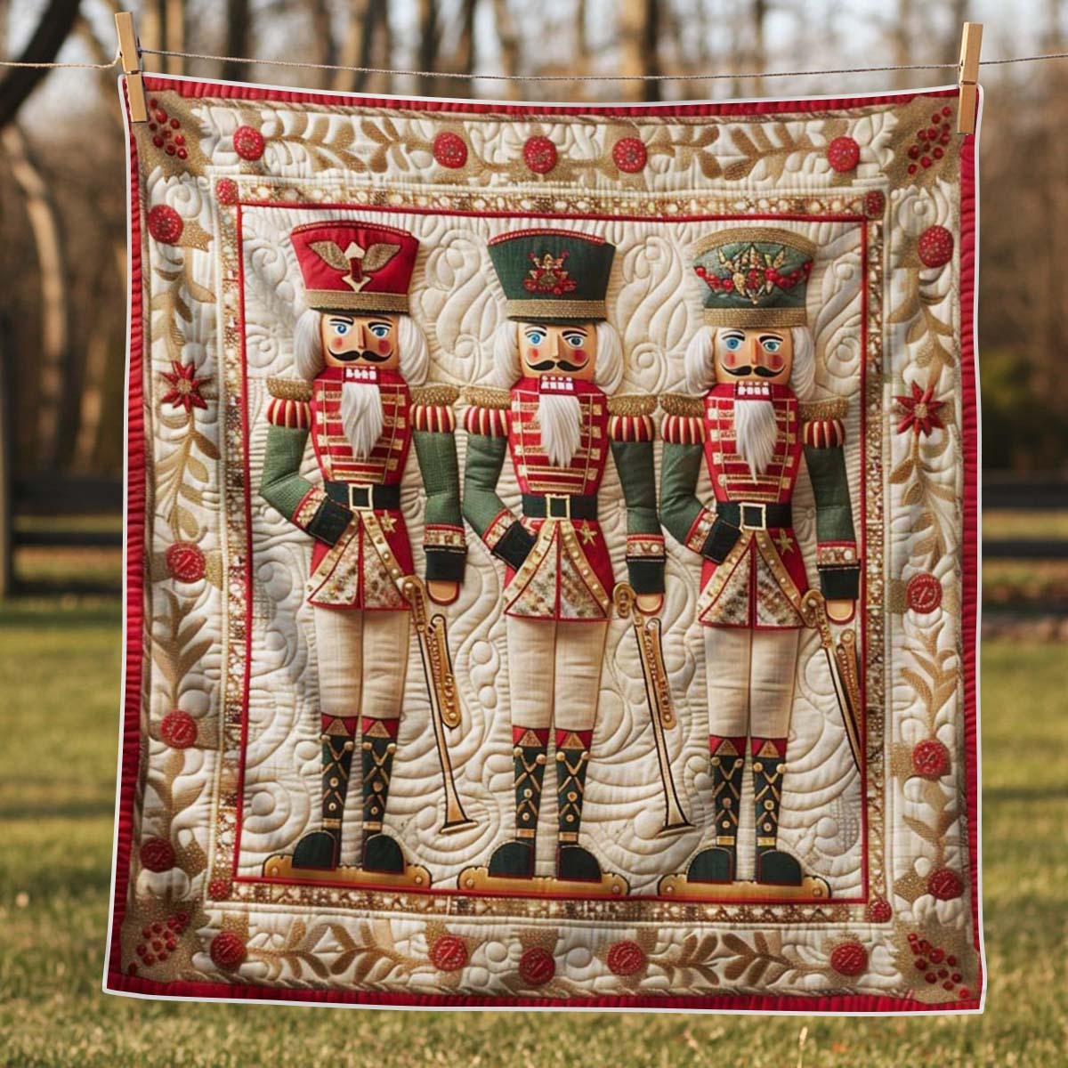 Christmas Nutcracker Blanket - J081 - Premium Blanket
