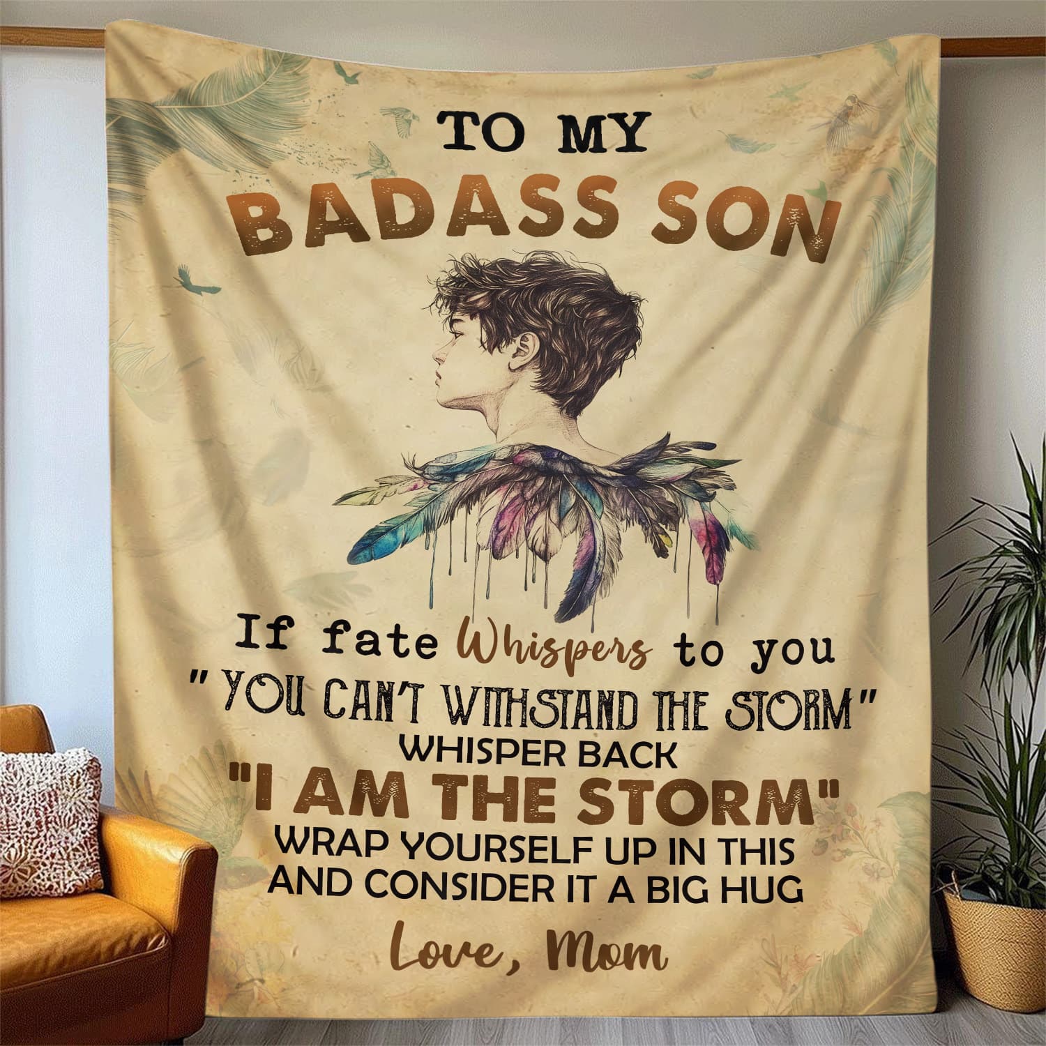 To My Son/Grandson - C021 - Premium Blanket