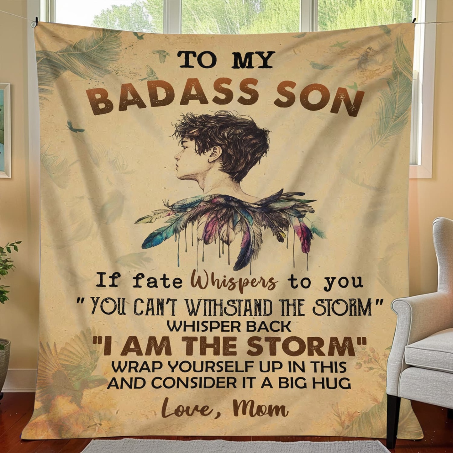 To My Son/Grandson - C021 - Premium Blanket