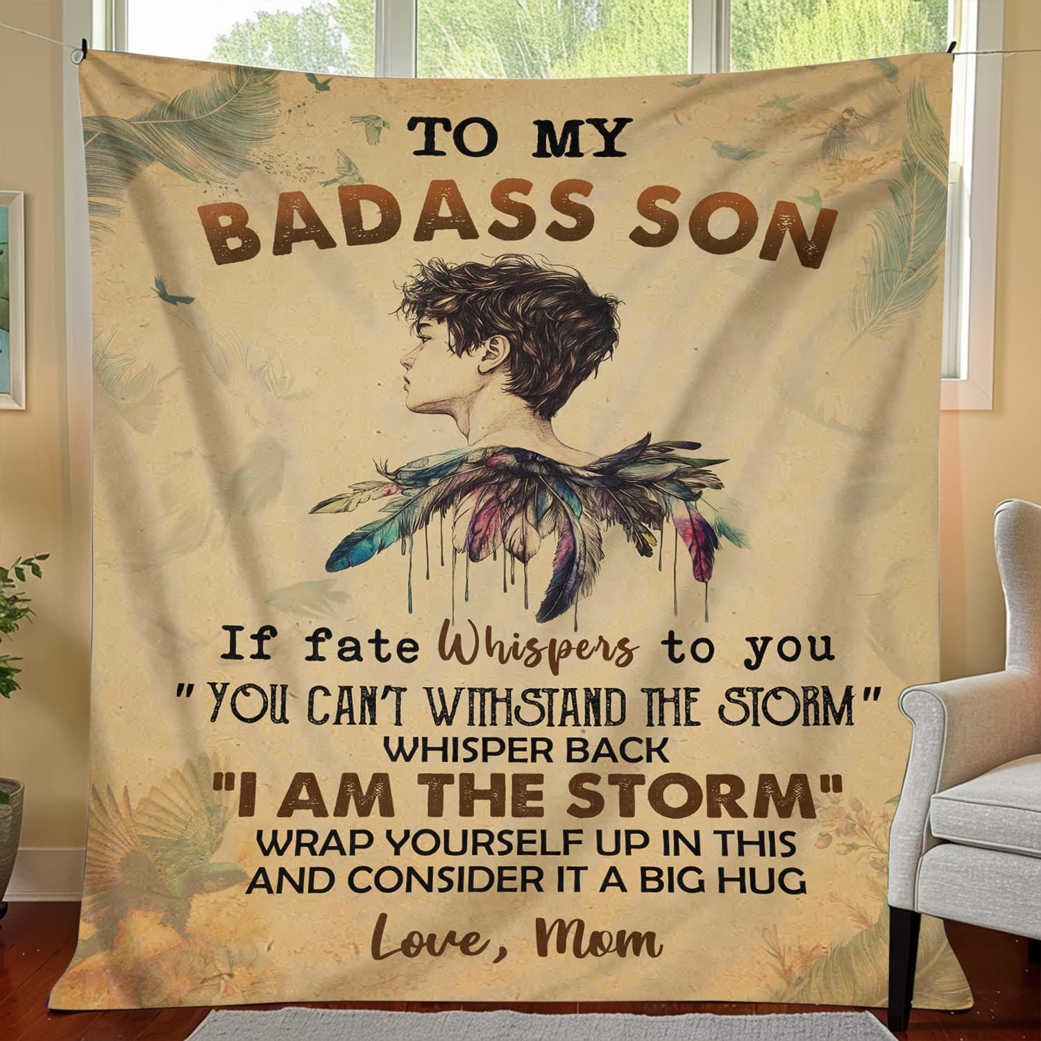 To My Son/Grandson - C021 - Premium Blanket