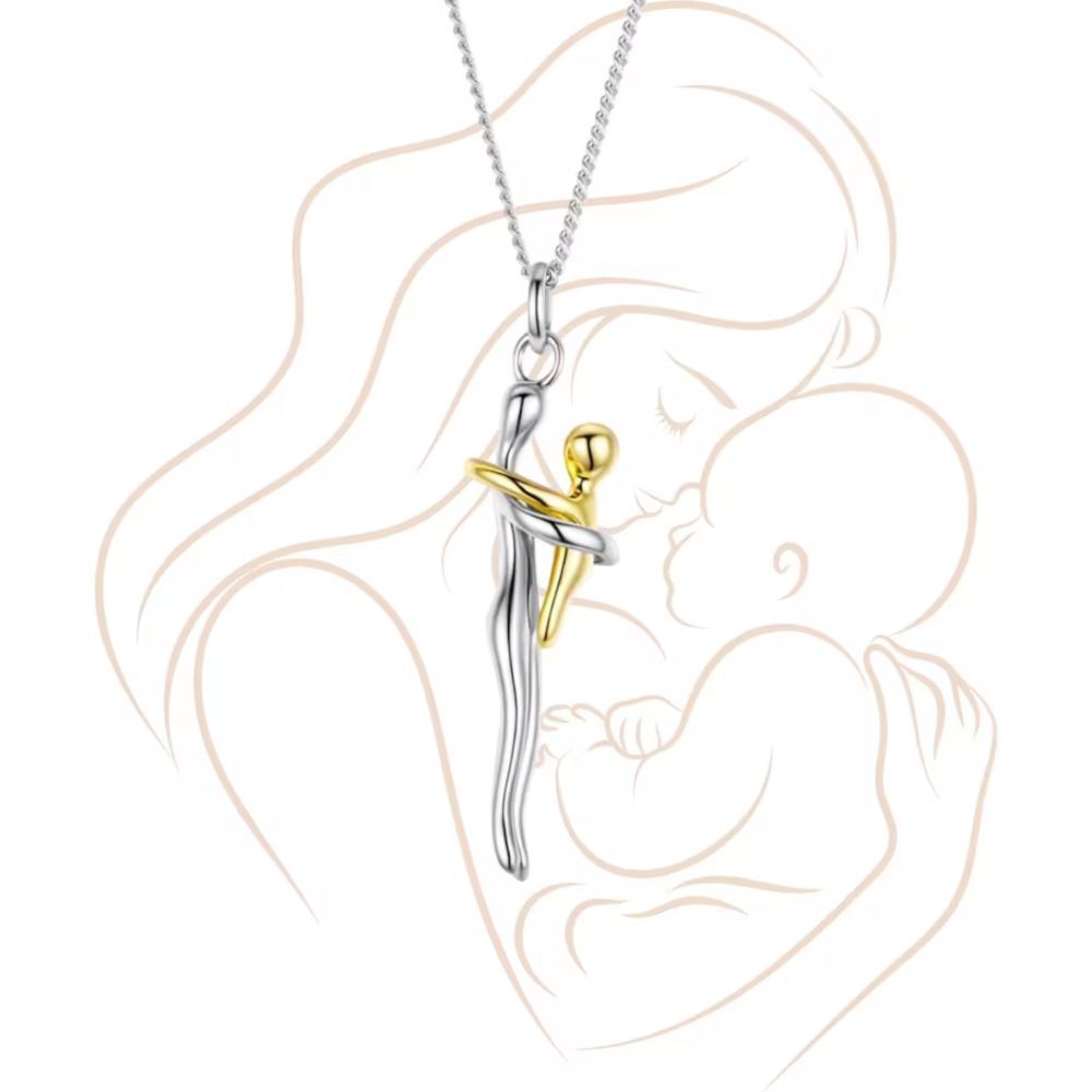 Forever Bond - Mother & Child Hug Necklace