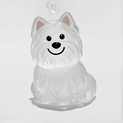 Dog Hair Collector Keychain Charm Memorial Storage Box