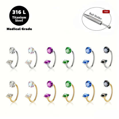 Horseshoe Nose Rings
