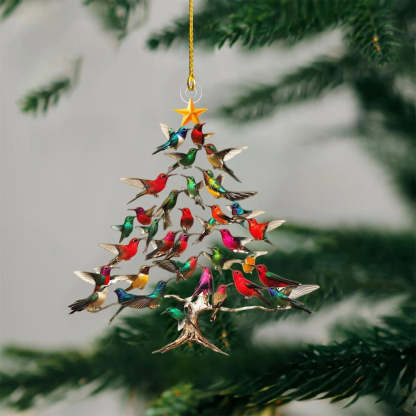 Hummingbird Christmas Ornament - Gift For Hummingbird Lover
