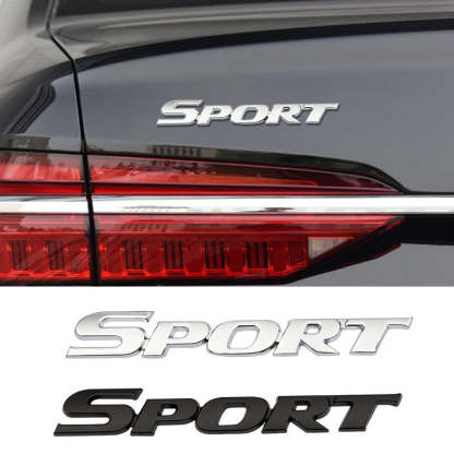 Sport - 2 Pcs Emblem Sticker Badge - TE029