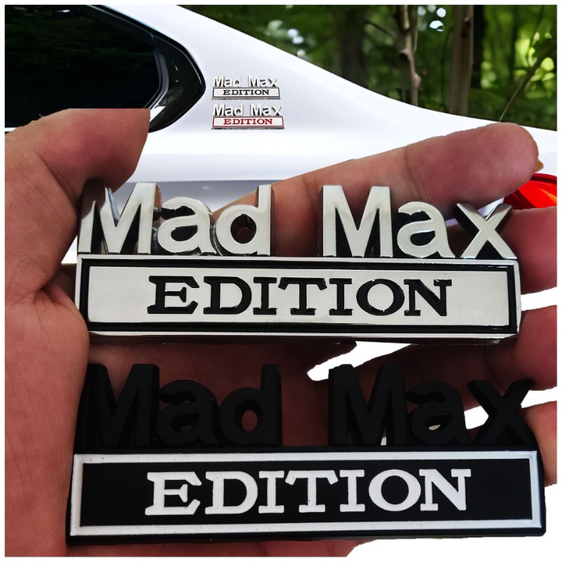 Mad Max Edition - 2 Pcs Emblem Sticker Badge - TE017