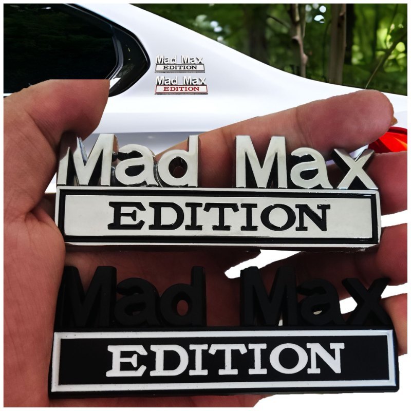 Mad Max Edition - Emblem Sticker Badge, Funny Decals for Car, Truck, S
