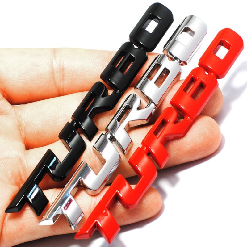 Turbo - 2 Pcs Emblem Sticker Badge - TE002