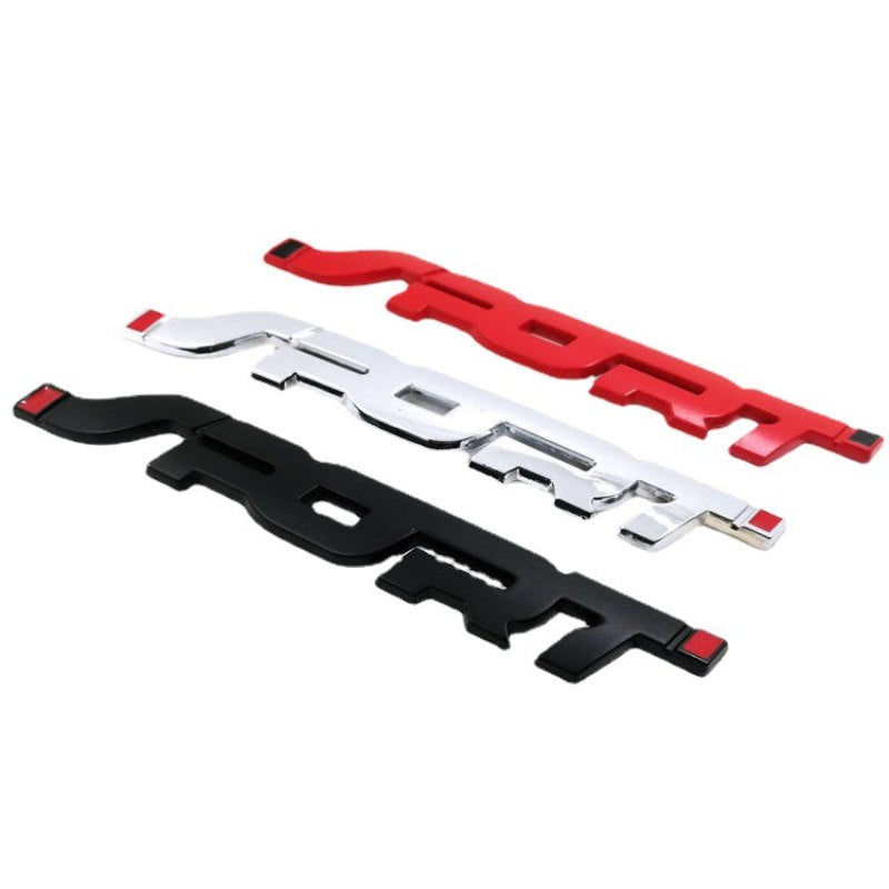 Sport - 2 Pcs Emblem Sticker Badge - TE006