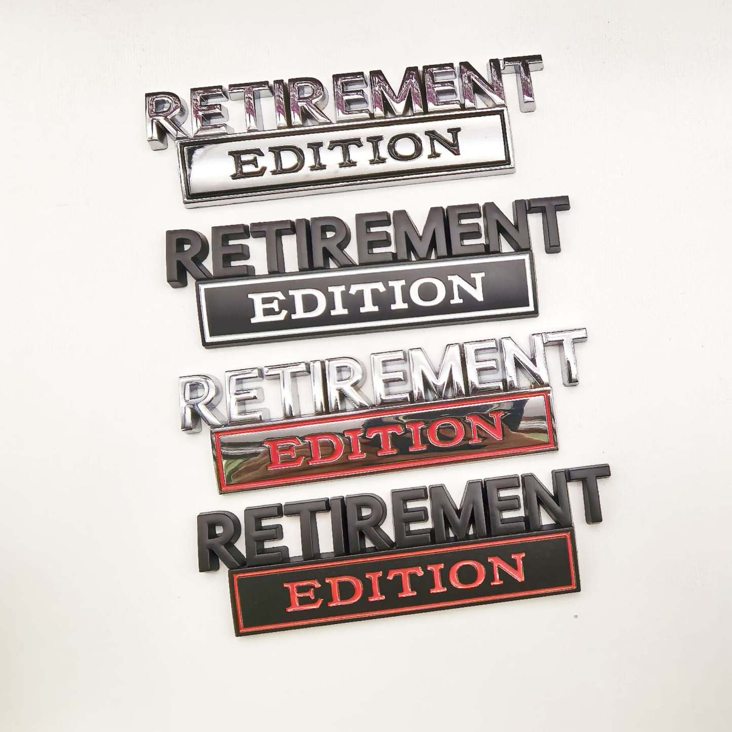 Retirement Edition - Emblem Sticker Badge, Funny Decals for Car, Truck