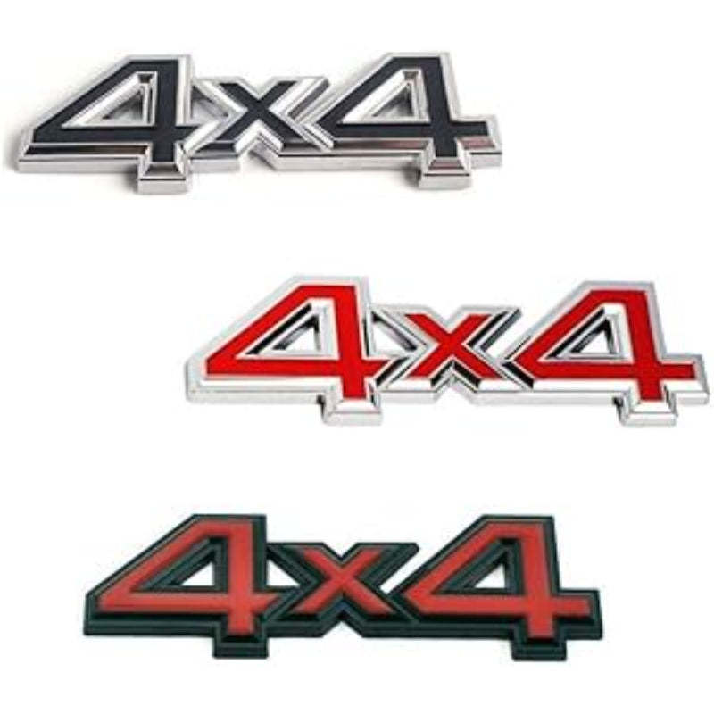 4x4 - Emblem Sticker Badge, Funny Decals for Car, Truck, SUV, Motorcyc