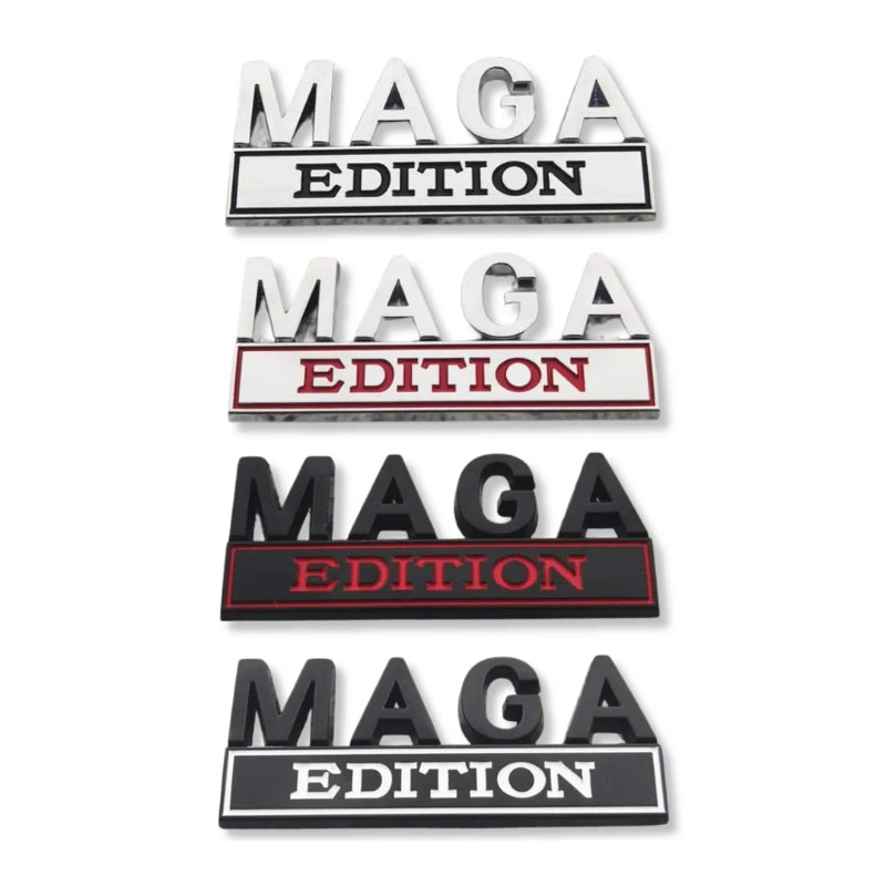 Maga Edition - 2 Pcs Emblem Sticker Badge - TE013